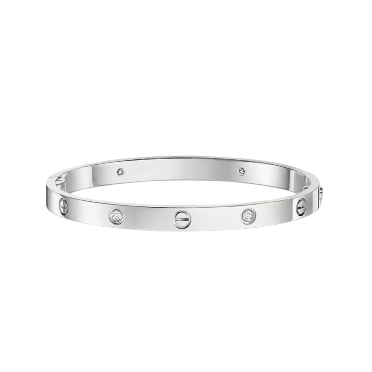 Diamond Thin Screw Bracelet