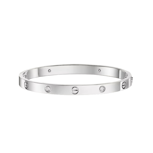 Diamond Thin Screw Bracelet