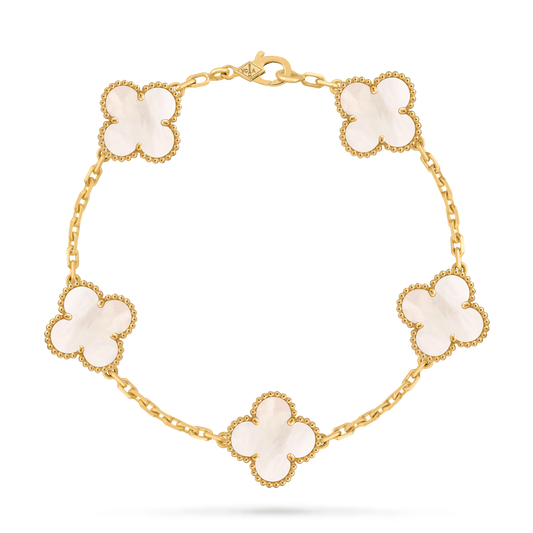 Pearl Clover Bracelet