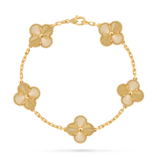 Gold Clover Bracelet